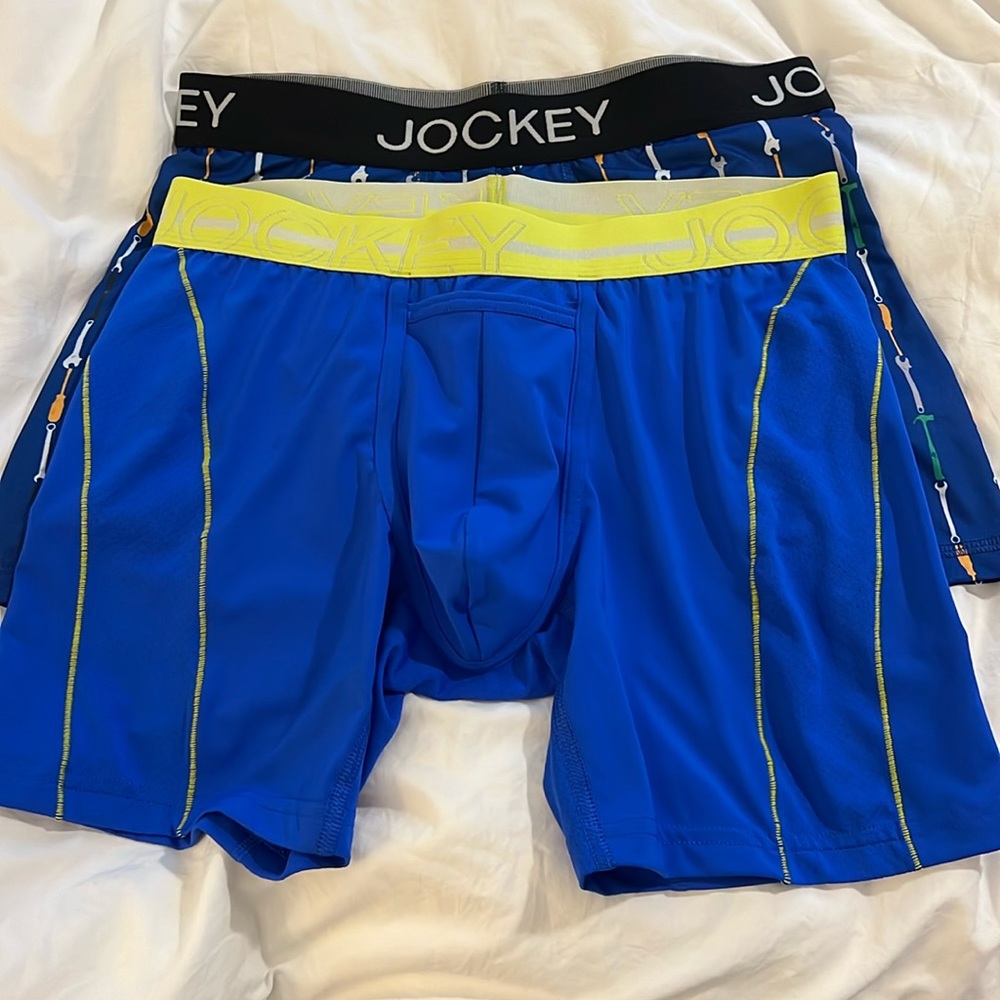 Lot of 2. Jockey Men’s Boxer Briefs. Size Medium